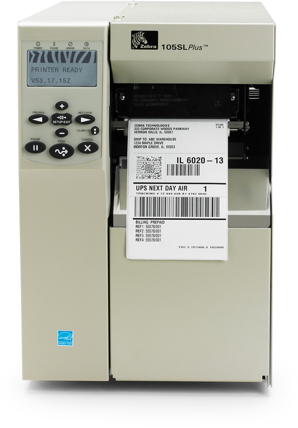 10280E00000 Zebra 105SL Plus label printer