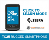 Click to learn more about the Zebra TC25 rugged smartphone
