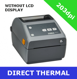 Zebra ZD621 203dpi direct thermal printer with USB, USB Host, Ethernet, Serial, WiFi (802.11ac) & BT4- without LCD display (ZD6A042-D0EL02EZ)