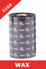 Zebra 2100 wax thermal transfer ribbons - 106mm x 450m (02100BK10645)