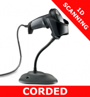 Zebra LS4208 scanner / BLACK / USB kit / with stand (LS4208-SBZU0100TR)
