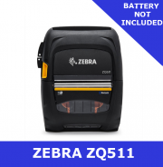 Zebra ZQ511 direct thermal mobile printer / Dual 802.11ac/Bluetooth 4.1, NO BATTERY, EMEA certs (ZQ51-BUW001E-00)