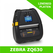 Zebra ZQ630 mobile printer with LINERED PLATEN - Dual 802.11AC and BT 4 interfaces (ZQ63-AUWAE11-00)