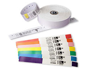 Zebra desktop printer wristbands