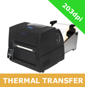 Citizen CL-S6621 203dpi thermal transfer printer with RS232 and USB interfaces and external roll holder (1000859)