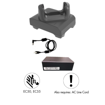 Zebra EC50/EC55 Single slot charging cradle (CRD-EC5X-1SCU-01)