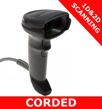 Zebra DS4308 1D/2D imager / BLACK / USB corded without stand (DS4308-SR7U2100AZW)