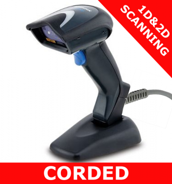 Datalogic Gryphon GD4500 scanner / BLACK / USB Kit / with permanent base (GD4520-BKK1B)