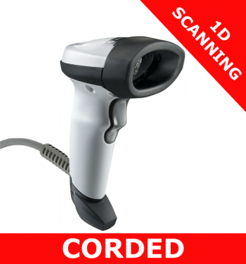 Zebra LI2208 scanner / WHITE / USB kit / without stand (LI2208-SR6U2100AZW)