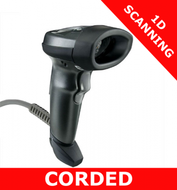 Zebra LI2208 scanner / BLACK / USB kit / without stand (LI2208-SR7U2100AZW)