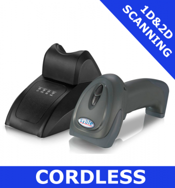 Syble XB-6266MBT Cordless BT Scanner Kit 1D/2D imager / BLACK / Bluetooth cordless with cradle (XB-6266MBT)