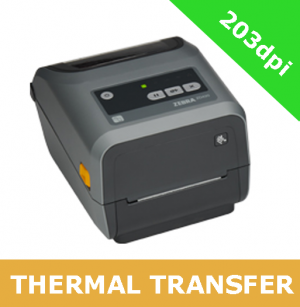 Zebra ZD421 203dpi thermal transfer printer with USB, USB Host, Modular Connectivity Slot & BTLE5 (ZD4A042-30EM00EZ)
