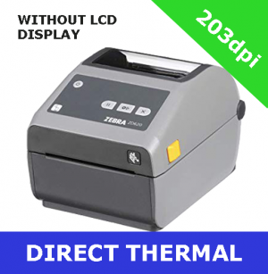 Zebra ZD620d 203dpi direct thermal printer with BTLE, USB, USB Host, Serial, Ethernet, WLAN & Bluetooth - without LCD display (ZD62042-D0EL02EZ)