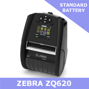 Zebra ZQ620 direct thermal mobile printer Dual 802.11AC and Bluetooth 4.1 (ZQ62-AUWAE11-00)