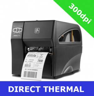 Zebra ZT220 (300dpi) DIRECT THERMAL PRINTER with SERIAL, USB and ZebraNet 10/100 PrintServer (ZT22043-D0E200FZ)