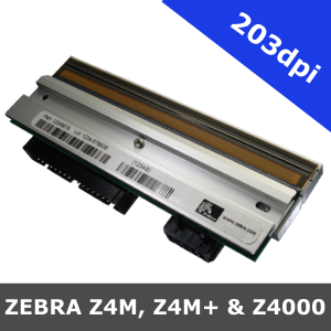 Zebra Z4M, Z4M+ and Z4000 / 203dpi replacement printhead (G79056-1M)