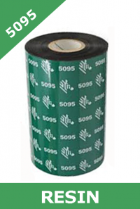 Zebra 5095 resin thermal transfer ribbons - 40mm x 450m (05095BK04045)