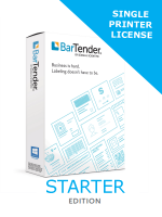 BarTender 2022 Starter Edition - Printer License (BTS-PRT) - ELECTRONIC DELIVERY -  requires Application License