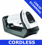 Zebra DS8178 1D/2D imager / WHITE / Bluetooth cordless with standard cradle (DS8178-SR6U2100S2W)