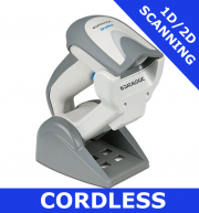 Datalogic Gryphon GBT4400 scanner / WHITE  / Bluetooth cordless / USB cradle (GBT4430-WH-BTK1)