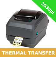 Zebra GK420t with USB interface and ZebraNet 10/100 Printserver (GK42-102220-000)