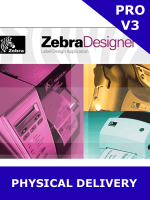 Zebra ZebraDesigner Pro V3 / Physical delivery of Activation Key Card (P1109020) - *** EXCLUSIVELY FOR USE WITH ZEBRA PRINTERS ***