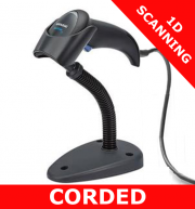 Datalogic QuickScan QD2131 scanner / BLACK / USB kit / with stand (QD2131-BKK1S)