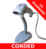 Datalogic QuickScan QD2131 scanner / WHITE / USB kit / with stand (QD2131-WHK1S)