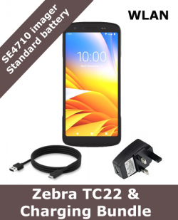 Zebra TC22 / SE4710 scanner / standard battery / With Charging Bundle (TC22-CHARGING-BUNDLE)