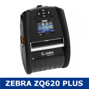 Zebra ZQ620 Plus DT Printer 3''/72mm; English/Latin fonts,Dual 802.11AC / BT4.x, Linered platen, 0.75'' core (ZQ62-AUWAE14-00)