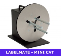 Labelmate MINI-CAT MC-11 low cost rewinder - adjustable core holder - 25mm to 101mm (LMR003)